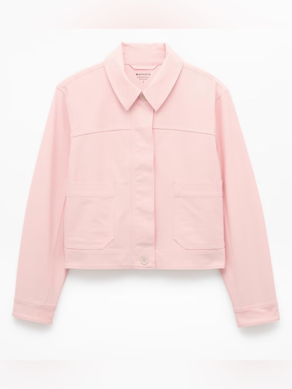 Athleta Skyline Chore Jacket, Pink Sand, Medium, NWT
